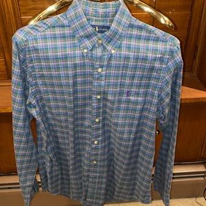 Men’s polo long sleeve button down